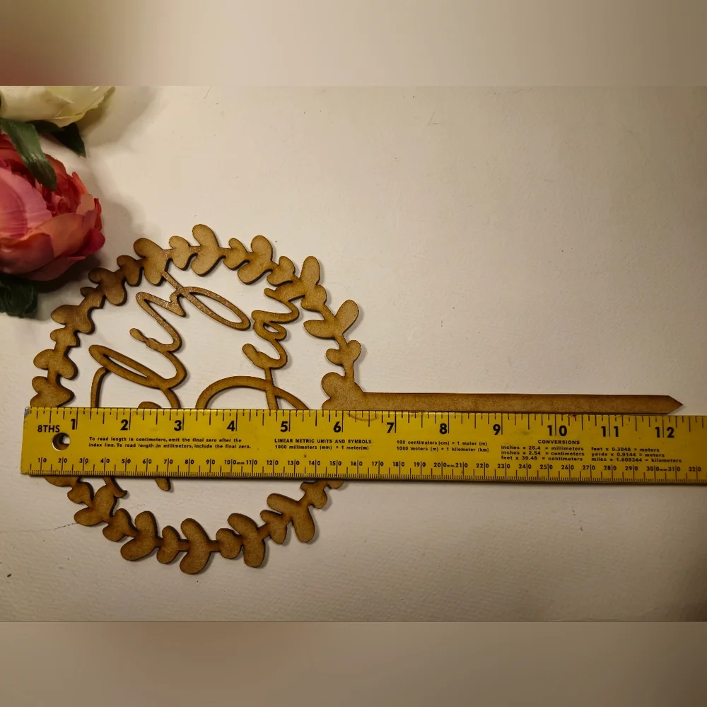 Feliz Día Wooden Cake Topper. Happy Day Cake Topper. Birthday Cake Topper